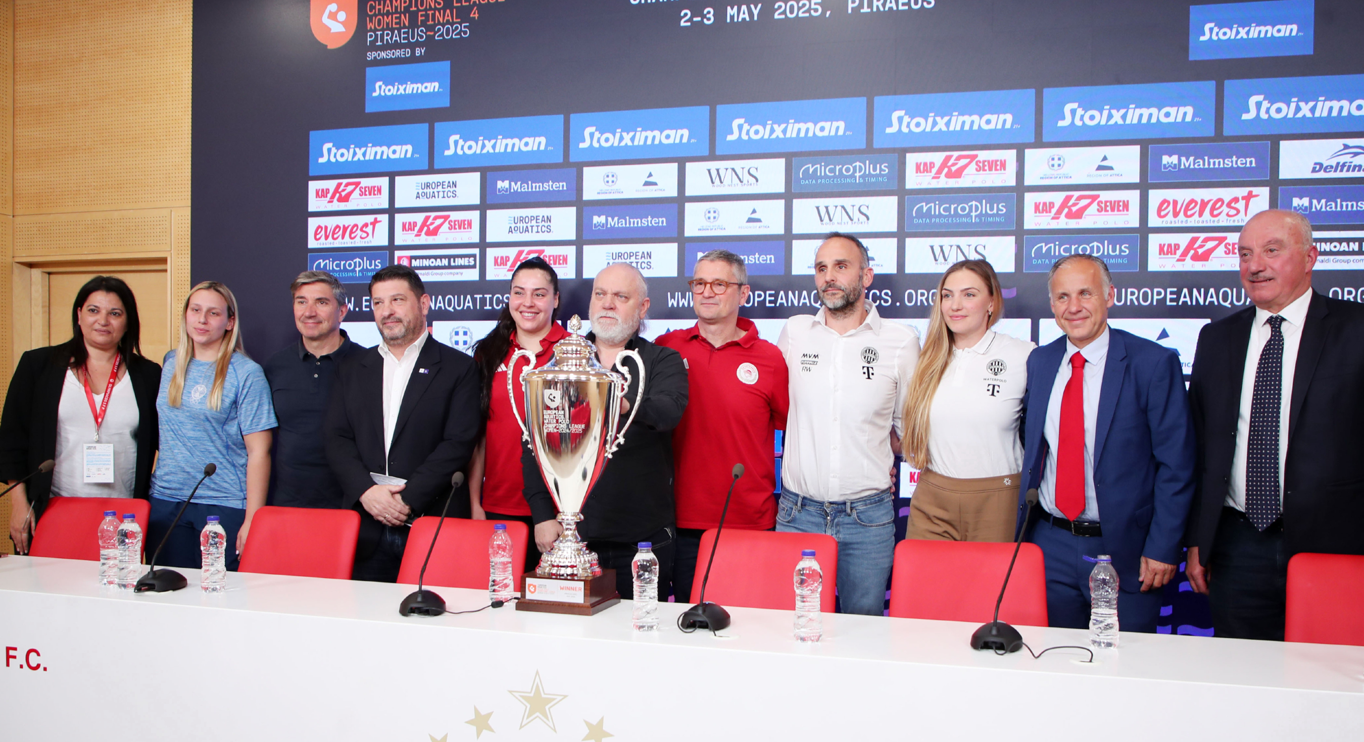 Die Final-4-Pressekonferenz der Champions League von Stoiximan